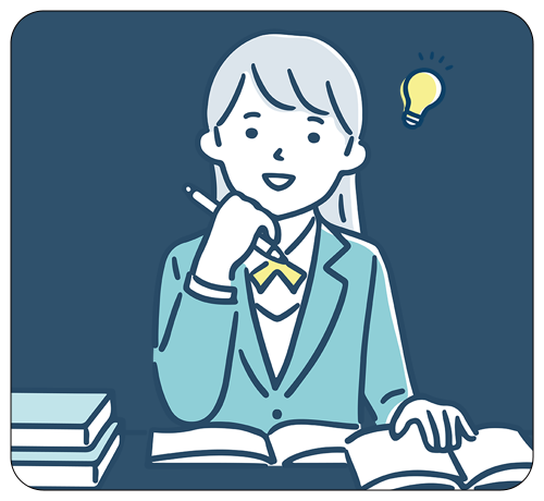 一斉授業と個別指導で理解力アップイメージ